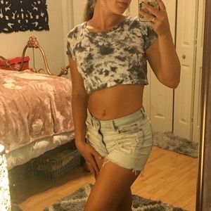 Tie dye crop top